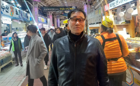 김원일 동문재래시장 상인회장  사진=이슬기기자 9904sul@